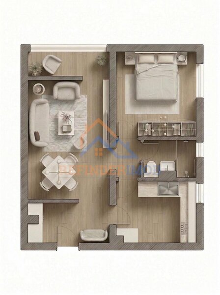 Titan Apartament de vanzare cu 2 camere, zona Titan - Campia Libertatii